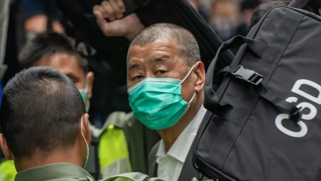 Son of jailed British media tycoon says 20-year sentence is equivalent to death penalty