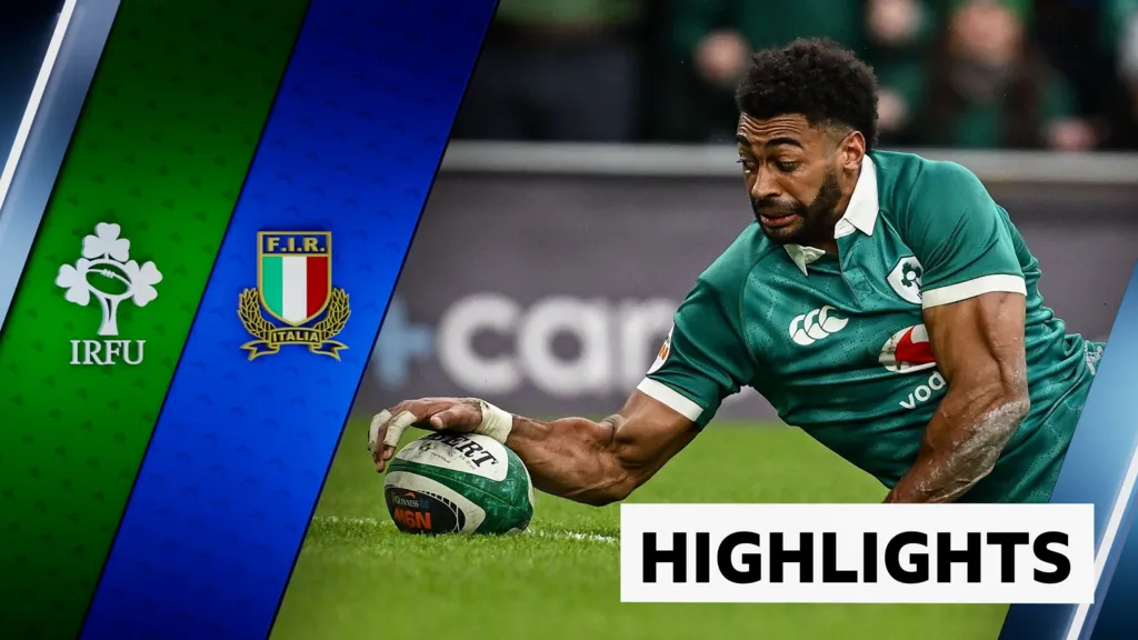 Ireland Stages Second-Half Recovery to Defeat Italy