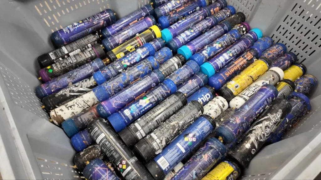 Laughing Gas Canisters Pose Explosion Risk at Waste Centers