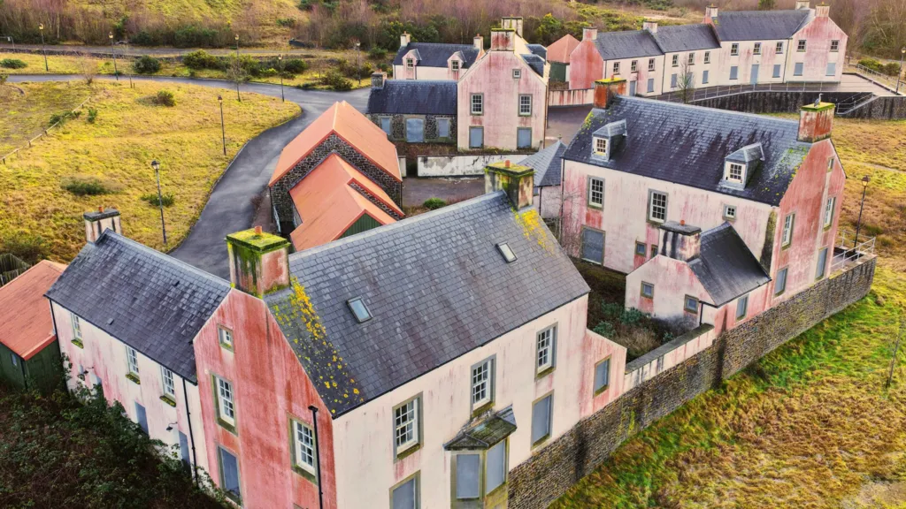 Abandoned village sparks curiosity with post-apocalyptic landscape