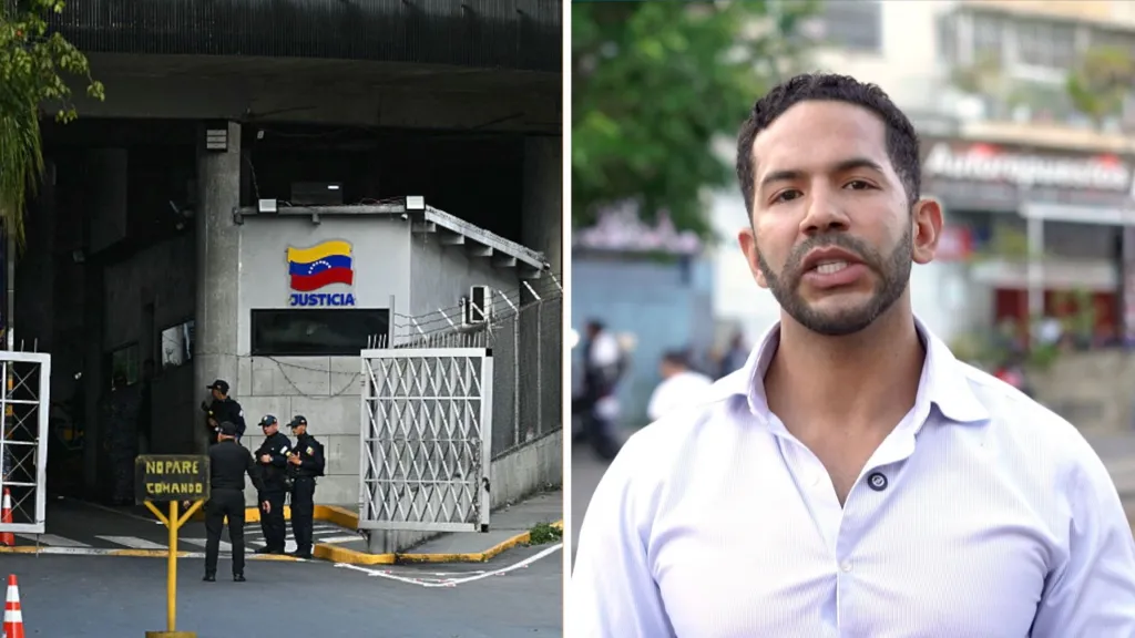 BBC outside Venezuela's notorious El Helicoide prison
