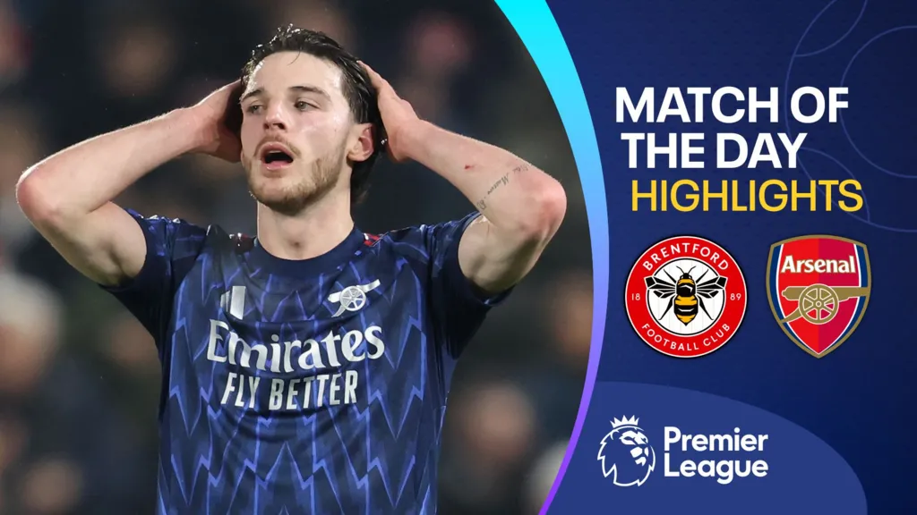 Arsenal's advantage at the top trimmed to four points after Brentford draw