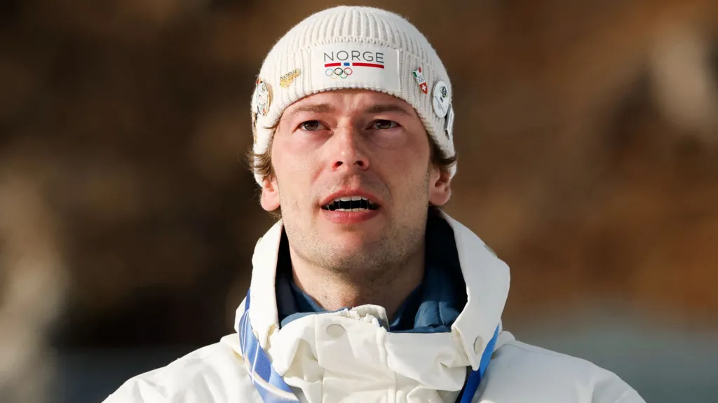 Laegreid wins bronze medal and reveals affair on live television