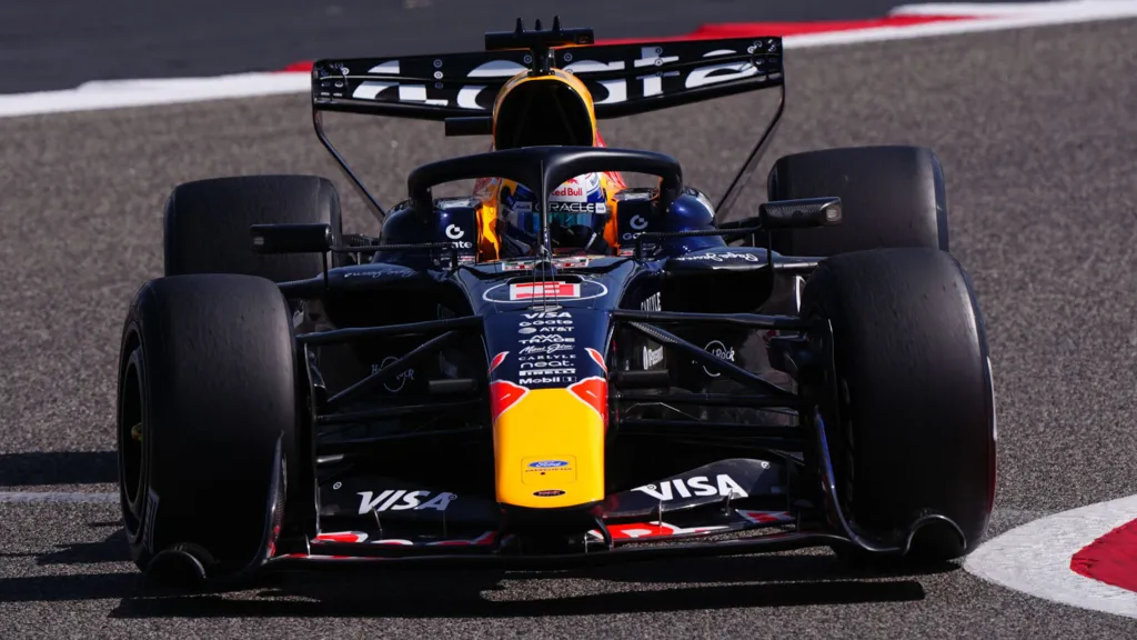 Verstappen sets fastest time in first morning of Bahrain testing