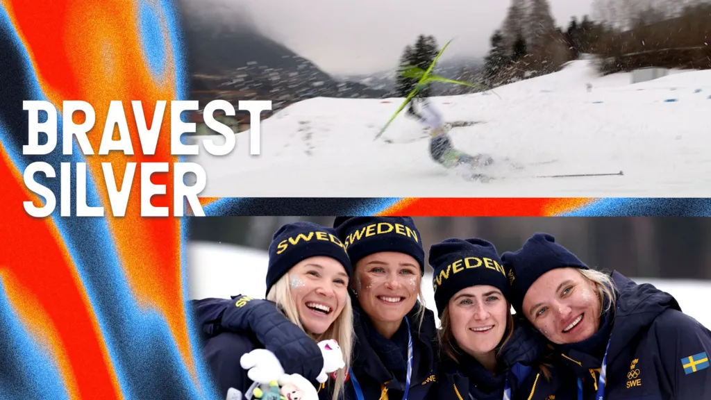 Sweden Overcomes Crash to Claim Silver Medal