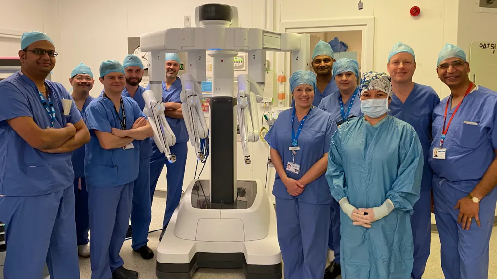 Hospital set to become UK's largest robotic surgery center