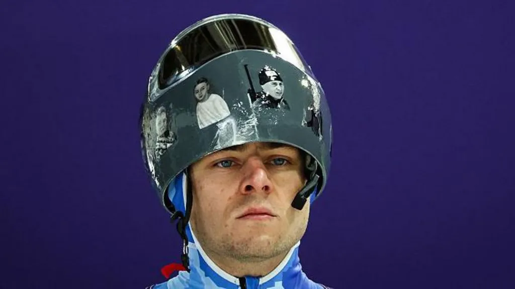 IOC bans Ukrainian athlete's helmet due to remembrance theme