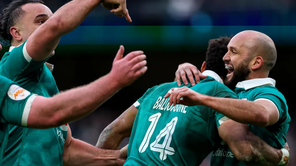 Ireland secures maiden victory after fending off Italy challenge